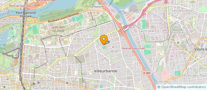 localisation de l'entreprise JIG  VILLEURBANNE