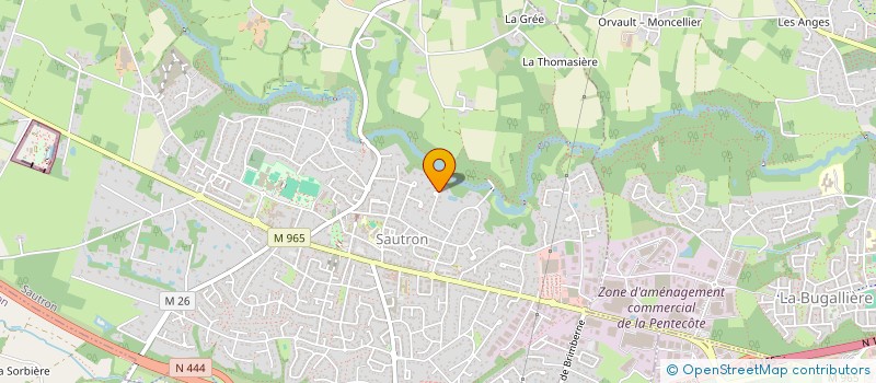 localisation de l'entreprise JIGE IMMOBILER à SAUTRON