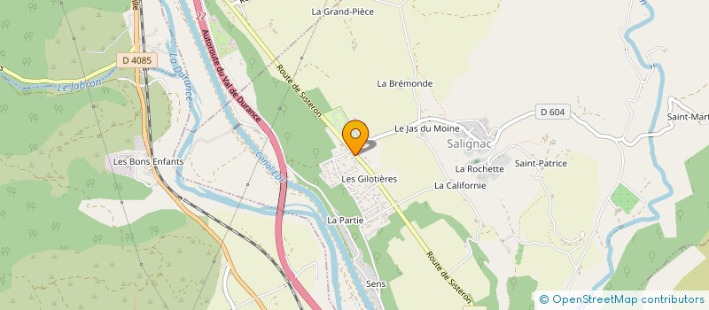 localisation de l'entreprise JIGRID à SALIGNAC