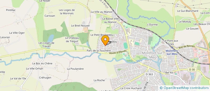 localisation de l'entreprise JIL  MONTFORT-SUR-MEU