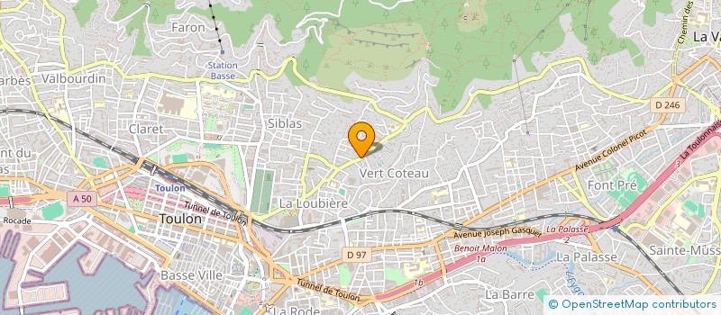 localisation de l'entreprise JIL INVEST  TOULON