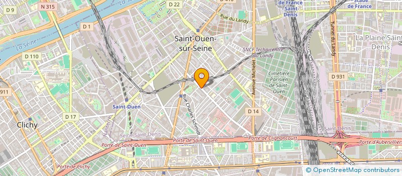localisation de l'entreprise JILANI à SAINT-OUEN-SUR-SEINE