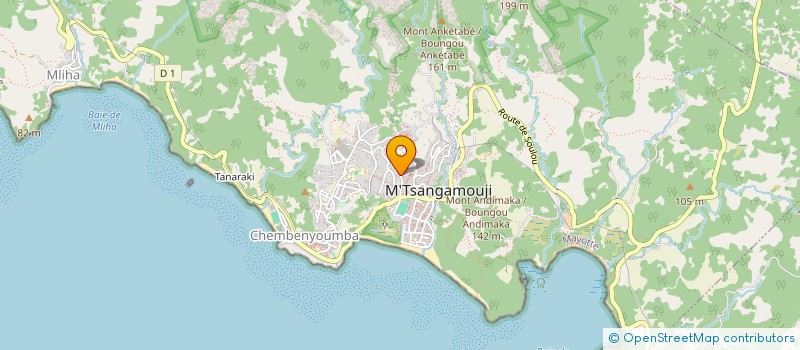 localisation de l'entreprise JILBAYA M&N à M'TSANGAMOUJI