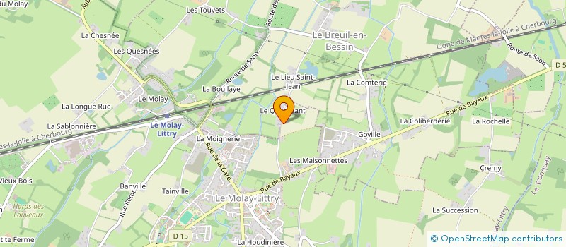 localisation de l'entreprise JILIA  LE MOLAY-LITTRY