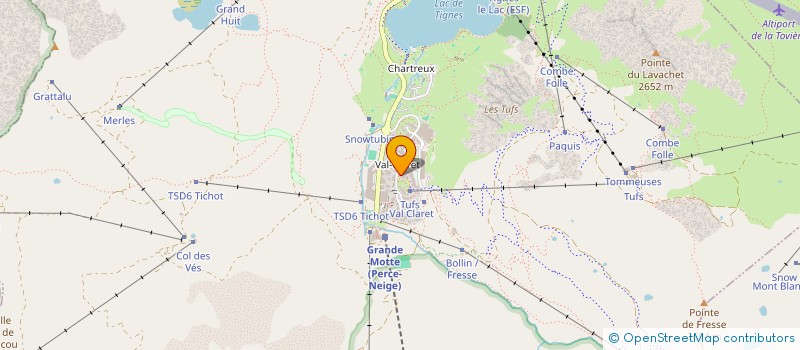 localisation de l'entreprise JILL'N SONS  TIGNES