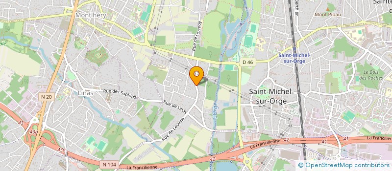 localisation de l'entreprise JILLIAN à LONGPONT-SUR-ORGE