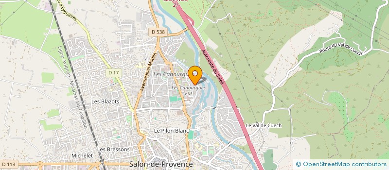 localisation de l'entreprise JIM 13 TRANSPORTS  SALON-DE-PROVENCE