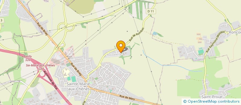 localisation de l'entreprise JIM  SAINTE-MARIE-AUX-CHENES