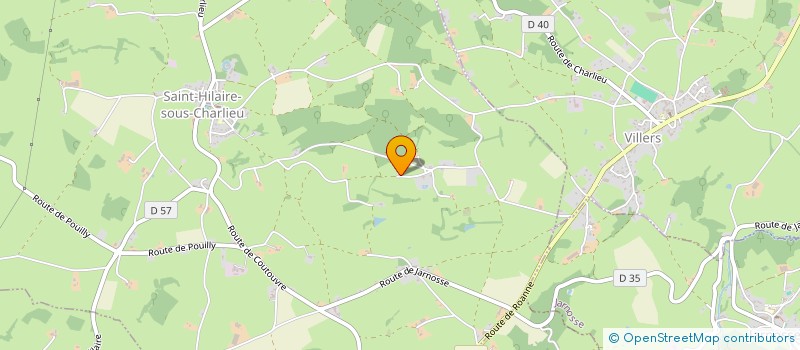 localisation de l'entreprise JIM ENDURO START  ST HILAIRE SOUS CHARLIEU