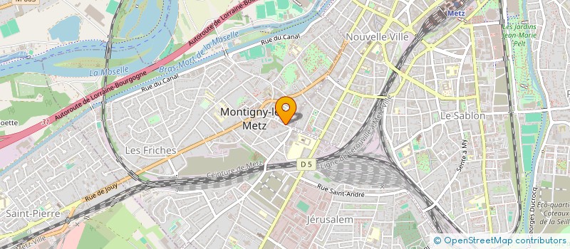 localisation de l'entreprise JIM MOURISSON à MONTIGNY-LES-METZ