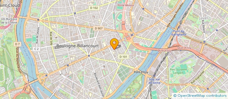 localisation de l'entreprise JIM PRODUCTIONS à BOULOGNE-BILLANCOURT