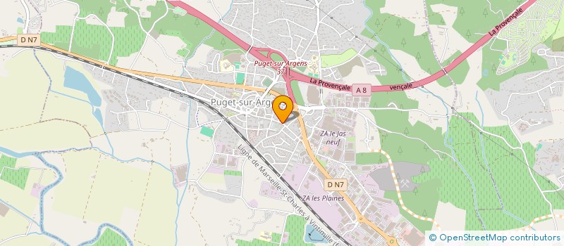 localisation de l'entreprise JIM SOCIETE à PUGET-SUR-ARGENS