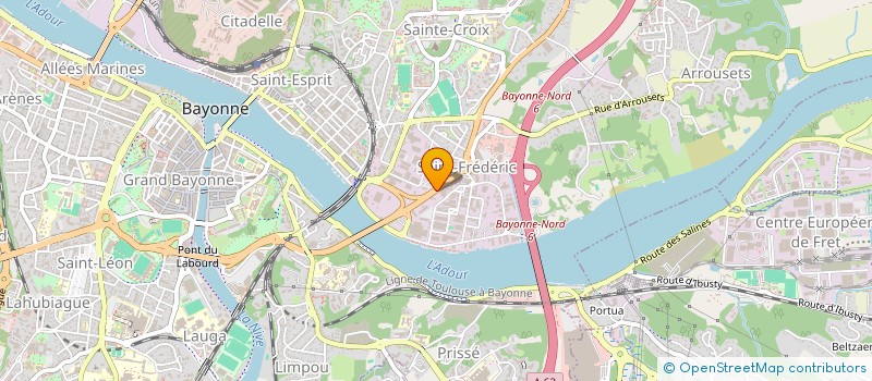 localisation de l'entreprise JIMAJER à BAYONNE