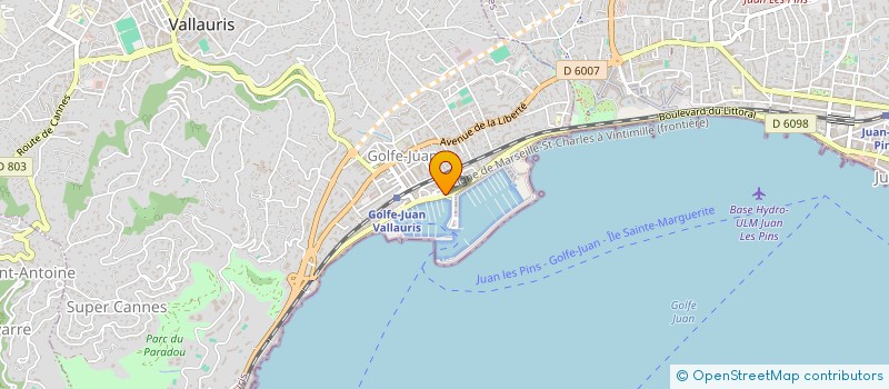 localisation de l'entreprise JIMBARAN à VALLAURIS