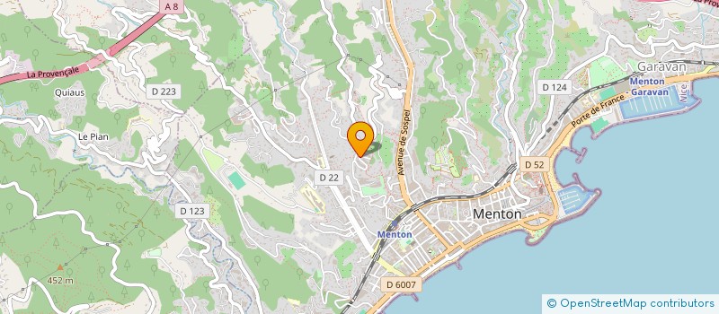 localisation de l'entreprise JIMCE à MENTON