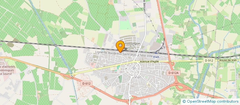 localisation de l'entreprise JIMENEZ ET FILS  VIAS