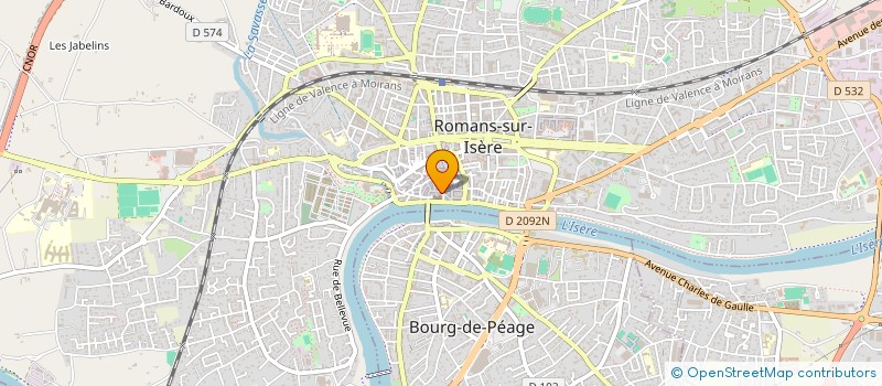 localisation de l'entreprise JIMENJI  ROMANS-SUR-ISERE