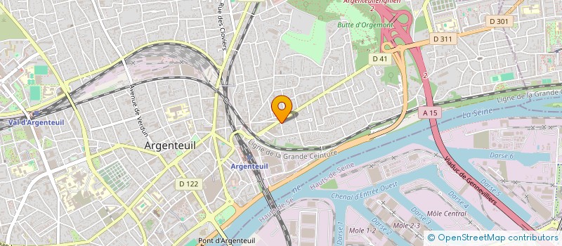 localisation de l'entreprise JIMFLOEVEN  ARGENTEUIL