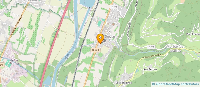 localisation de l'entreprise JIMILIE  LE CHEYLAS