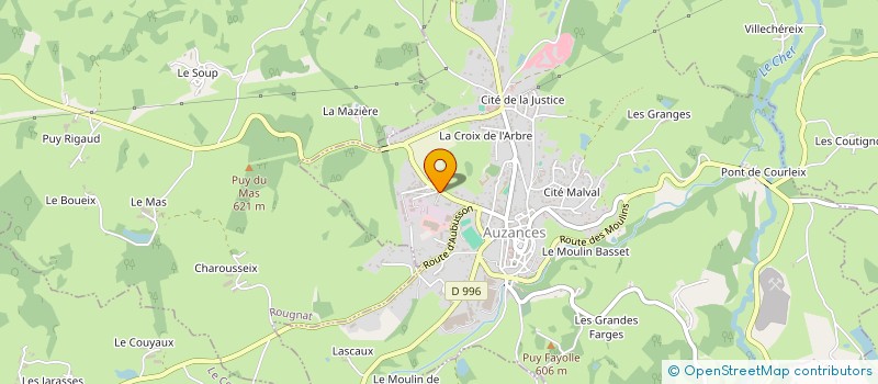 localisation de l'entreprise JIMINA à AUZANCES