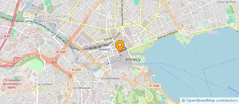 localisation de l'entreprise JIMINY à ANNECY