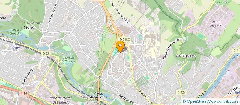 localisation de l'entreprise JIMK  PONTOISE