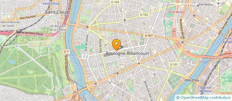 localisation de l'entreprise JIMMOA à BOULOGNE-BILLANCOURT