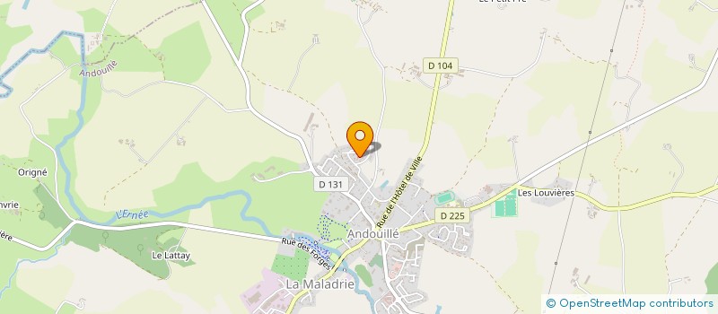 localisation de l'entreprise JIMMORAY  ANDOUILLE