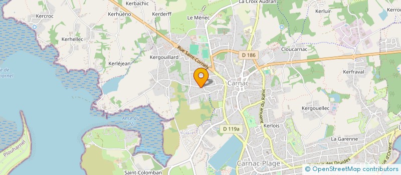 localisation de l'entreprise JIMMY A.R.G.  CARNAC