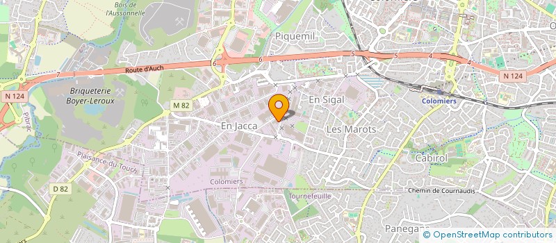 localisation de l'entreprise JIMMY ALLEN SA à COLOMIERS