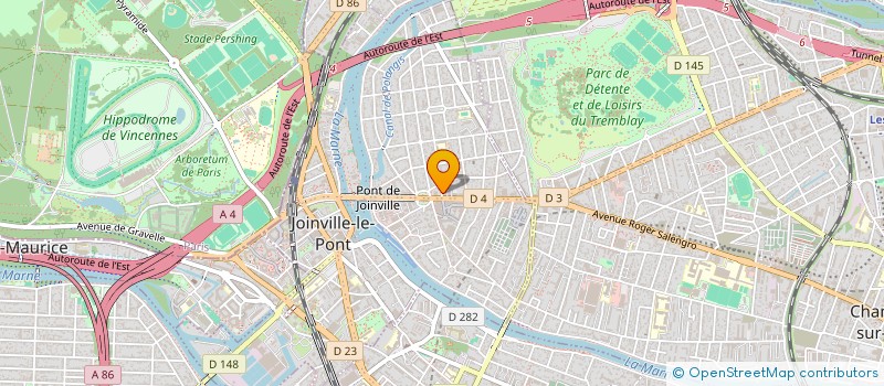 localisation de l'entreprise JIMMY PEINTURE  JOINVILLE-LE-PONT