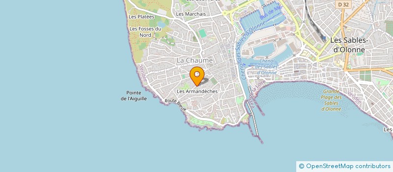 localisation de l'entreprise JIMOD à LES SABLES D'OLONNE