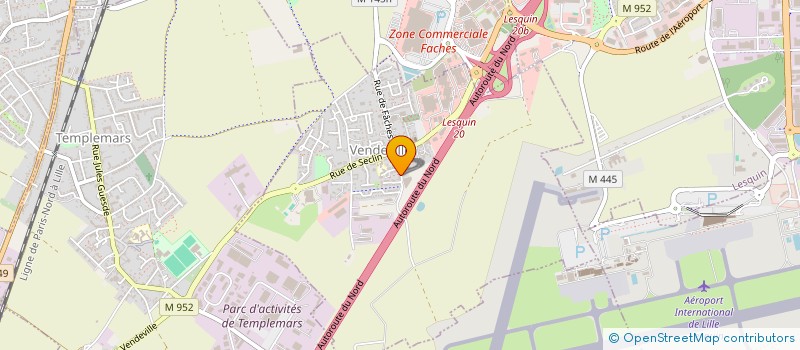 localisation de l'entreprise JIMSU  VENDEVILLE