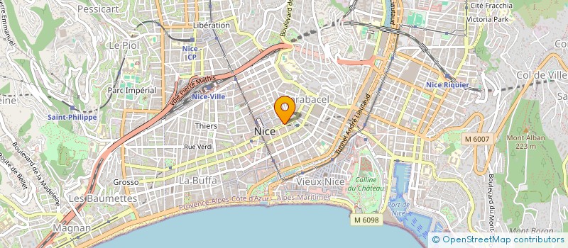 localisation de l'entreprise JIMYPROD à NICE