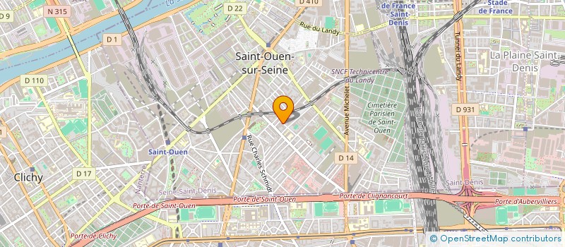 localisation de l'entreprise JIMZA EURL à SAINT-OUEN-SUR-SEINE