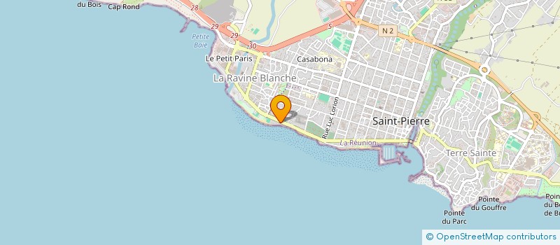 localisation de l'entreprise JIN à SAINT-PIERRE