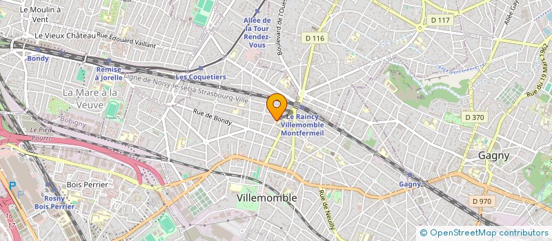 localisation de l'entreprise JIN CHUN  VILLEMOMBLE