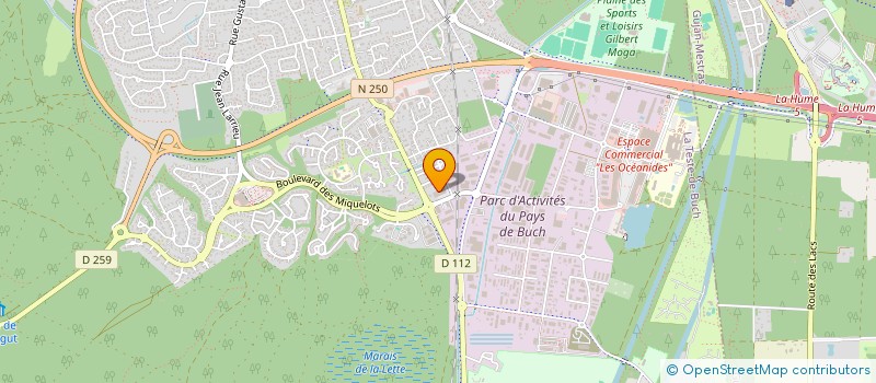 localisation de l'entreprise JIN FU à LA TESTE-DE-BUCH