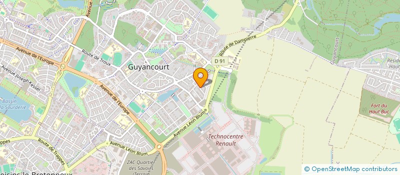 localisation de l'entreprise JIN INTERNATIONAL à GUYANCOURT