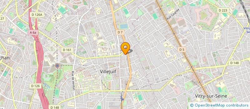 localisation de l'entreprise JIN INVEST à VILLEJUIF