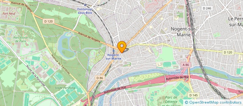 localisation de l'entreprise JIN'S  NOGENT-SUR-MARNE