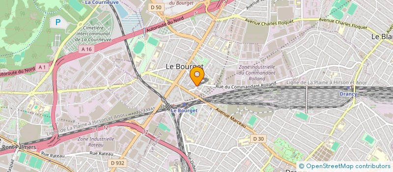 localisation de l'entreprise JIN VTC à LE BOURGET
