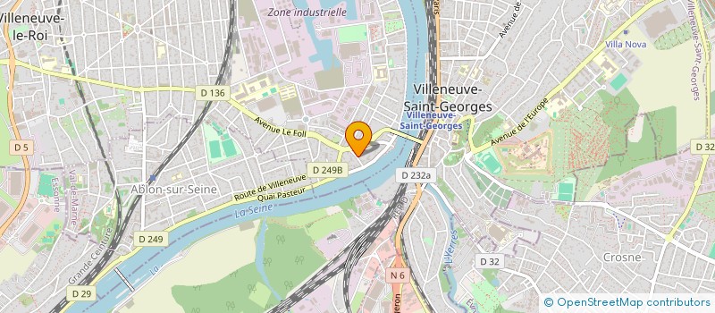 localisation de l'entreprise JIN XIE à VILLENEUVE LE ROI