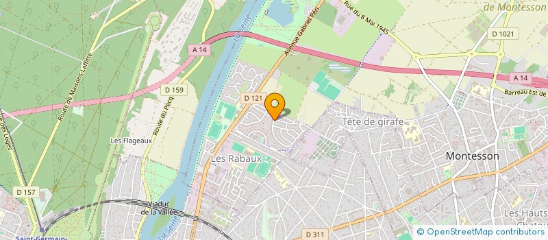 localisation de l'entreprise JINA  MONTESSON