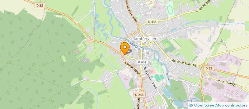 localisation de l'entreprise JINA  RAMBERVILLERS