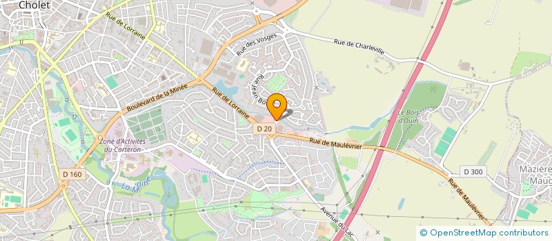 localisation de l'entreprise JINBEI  CHOLET