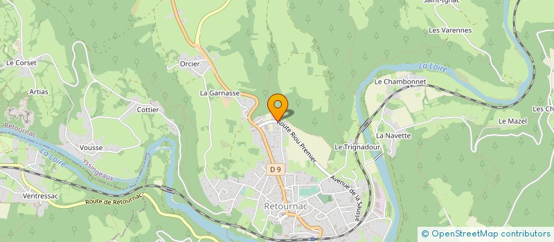 localisation de l'entreprise JINCY  RETOURNAC