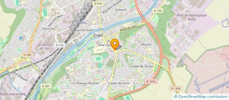 localisation de l'entreprise JING SHAN  CREIL