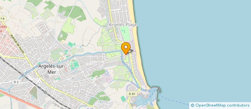 localisation de l'entreprise JINGLE à ARGELES-SUR-MER