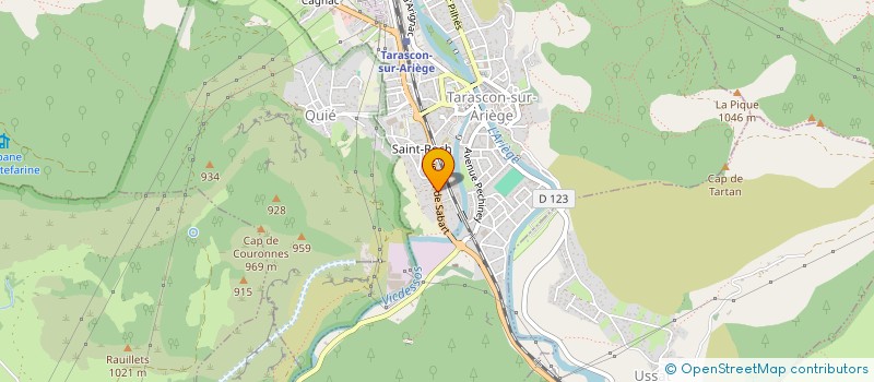 localisation de l'entreprise JINJIANG SAM à TARASCON-SUR-ARIEGE